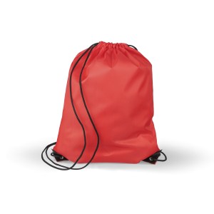 Polyester (210D) drawstring backpack Isolde, red (Backpacks)