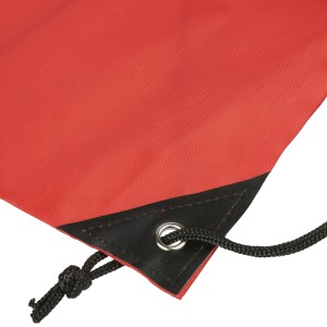 Polyester (210D) drawstring backpack Isolde, red (Backpacks)