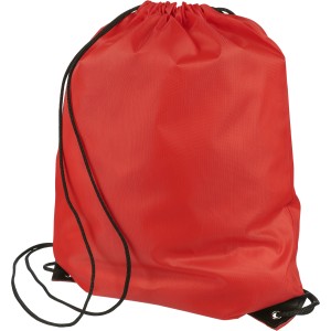 Polyester (210D) drawstring backpack Isolde, red (Backpacks)