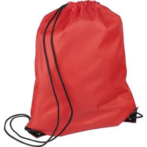 Polyester (210D) drawstring backpack Isolde, red (Backpacks)