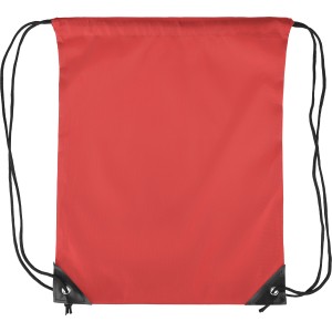Polyester (210D) drawstring backpack Isolde, red (Backpacks)