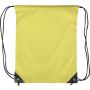Polyester (210D) drawstring backpack Isolde, yellow