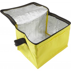 Polyester (210D) rectangular cooler bag, yellow (Cooler bags)