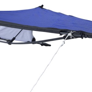 Polyester (210T) delta kite Lirien, cobalt blue (Games)