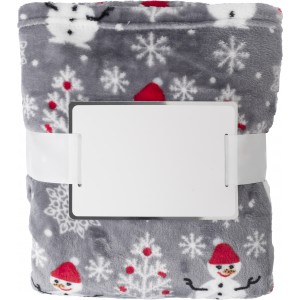 Polyester (260 gr/m2) blanket Michelle, grey (Blanket)