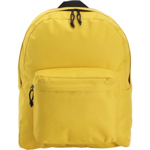 Polyester (600D) backpack Livia, yellow (Backpacks)