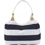 Polyester (600D) beach bag Christopher, blue/white (5568-45)