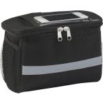 Polyester (600D) bicycle cooler bag Prisha, black (0929-01)