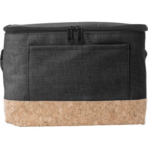Polyester (600D) cooler bag Dieter, black (Cooler bags)