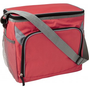 Polyester (600D) cooler bag Lance, red (Cooler bags)