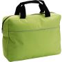 Polyester (600D) document bag, lime