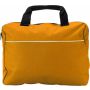 Polyester (600D) document bag, orange