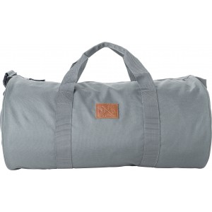 Polyester (600D) duffle bag, grey (Travel bags)