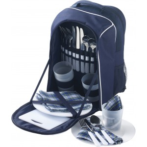 Polyester (600D) picnic rucksack Neo, blue