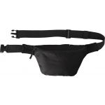 Polyester (600D) waist bag Leonardo, black (9340-01)