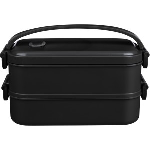 PP lunchbox Selwyn, black (Plastic kitchen equipments)