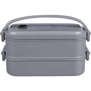 PP lunchbox Selwyn, grey (Plastic kitchen equipments)