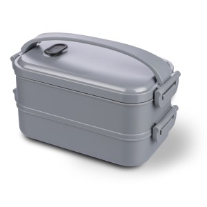 PP lunchbox Selwyn, grey (Plastic kitchen equipments)