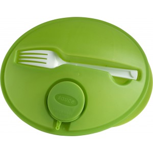 PP salad box Tess, light green (Plastic kitchen equipments)