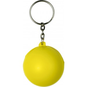 PU foam key holder Earl, yellow (Keychains)