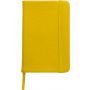 PU notebook Brigitta, yellow