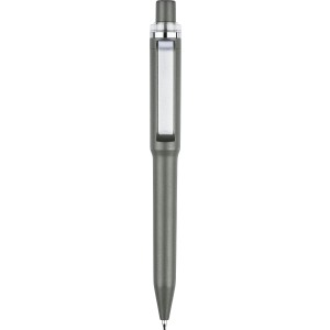 Recycled ABS ballpen Zephyra, anthracite (Plastic pen)