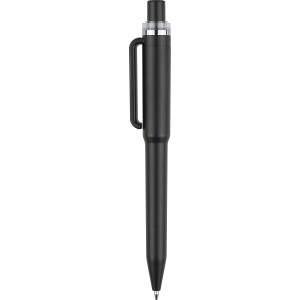 Recycled ABS ballpen Zephyra, black (Plastic pen)