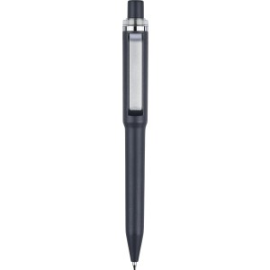 Recycled ABS ballpen Zephyra, blue (Plastic pen)