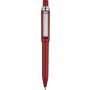Recycled ABS ballpen Zephyra, burgundy