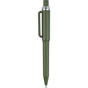 Recycled ABS ballpen Zephyra, green (Plastic pen)