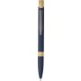 Recycled aluminium ballpen Calandra, blue