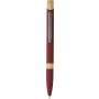 Recycled aluminium ballpen Calandra, burgundy