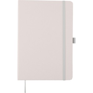 Recycled biowaste and carton notebook A5 Gertrud, khaki (Notebooks)