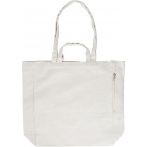 Recycled cotton shopping bag Bennett, khaki (cotton bag)