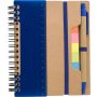 Recycled paper notebook Angela, blue