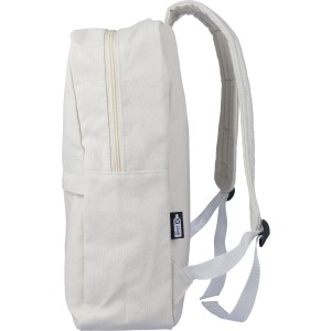 Recycled polycotton (330 gsm) backpack Seraphina, beige (Backpacks)