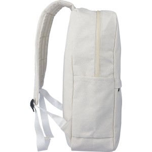 Recycled polycotton (330 gsm) backpack Seraphina, beige (Backpacks)