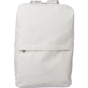 Recycled polycotton (330 gsm) backpack Seraphina, beige (Backpacks)