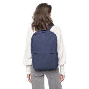Recycled polycotton (330 gsm) backpack Seraphina, blue (Backpacks)