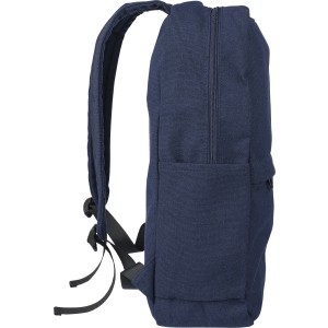 Recycled polycotton (330 gsm) backpack Seraphina, blue (Backpacks)