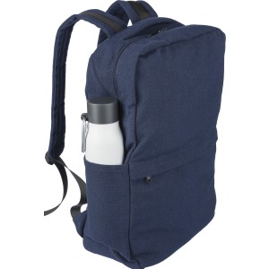 Recycled polycotton (330 gsm) backpack Seraphina, blue (Backpacks)