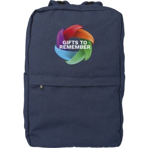 Recycled polycotton (330 gsm) backpack Seraphina, blue (Backpacks)