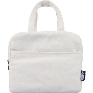 Recycled polycotton (330 gsm) cooler bag Elowen, beige (Cooler bags)