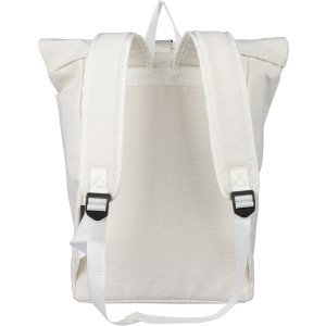 Recycled polycotton (330 gsm) rolltop backpack Thaddeus, bei (Backpacks)