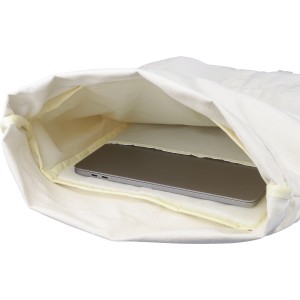 Recycled polycotton (330 gsm) rolltop backpack Thaddeus, bei (Backpacks)
