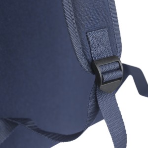Recycled polycotton (330 gsm) rolltop backpack Thaddeus, blu (Backpacks)