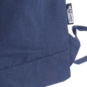 Recycled polycotton (330 gsm) rolltop backpack Thaddeus, blu (Backpacks)