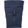 Recycled polycotton (330 gsm) rolltop backpack Thaddeus, blu
