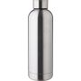 Recycled stainless steel bottle Isaiah, silver