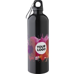 Recycled stainless steel single walled bottle (750 ml ) Emer (Water bottles)